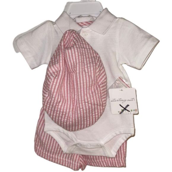🆕Starting Out Baby Girl 3pc set NB - Picture 2 of 12